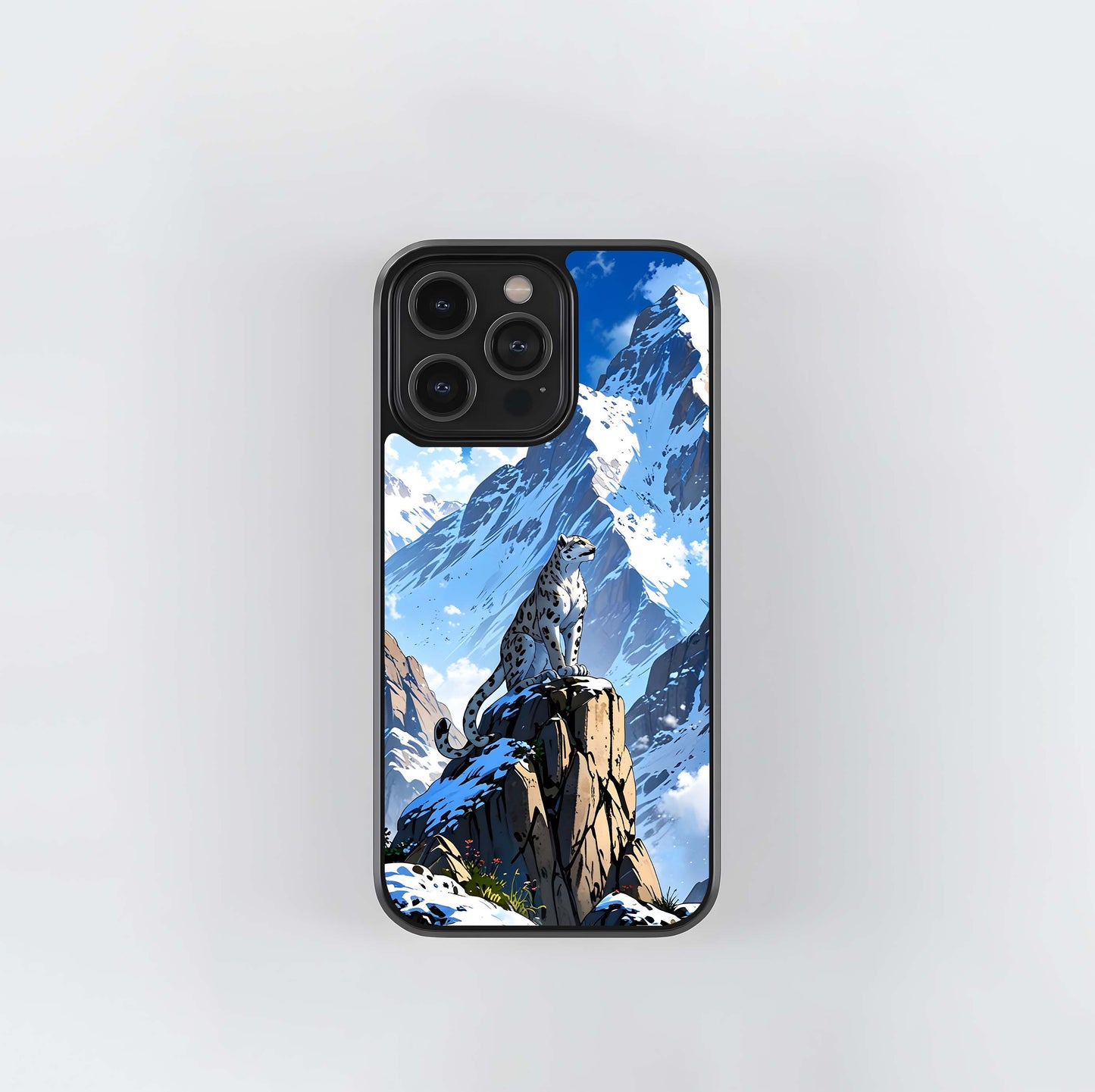 Amazing Winter Animal Glass Case