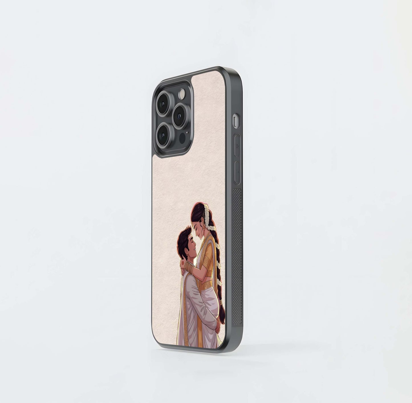 South Indian Wedding Portrait Glass Case