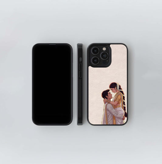 South Indian Wedding Portrait Glass Case
