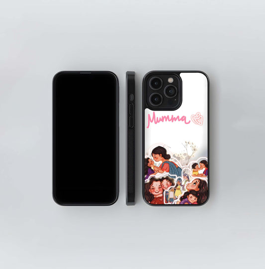 Mumma Illustration Art Glass Case