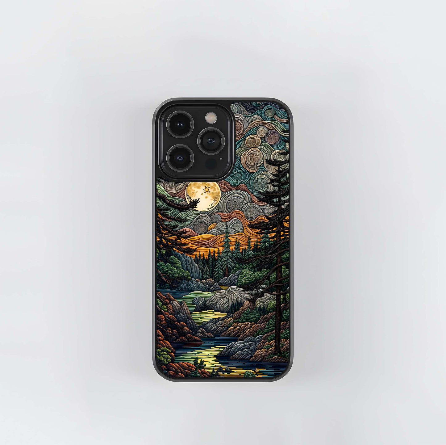 Grunge Texture & Splatter Glass Case