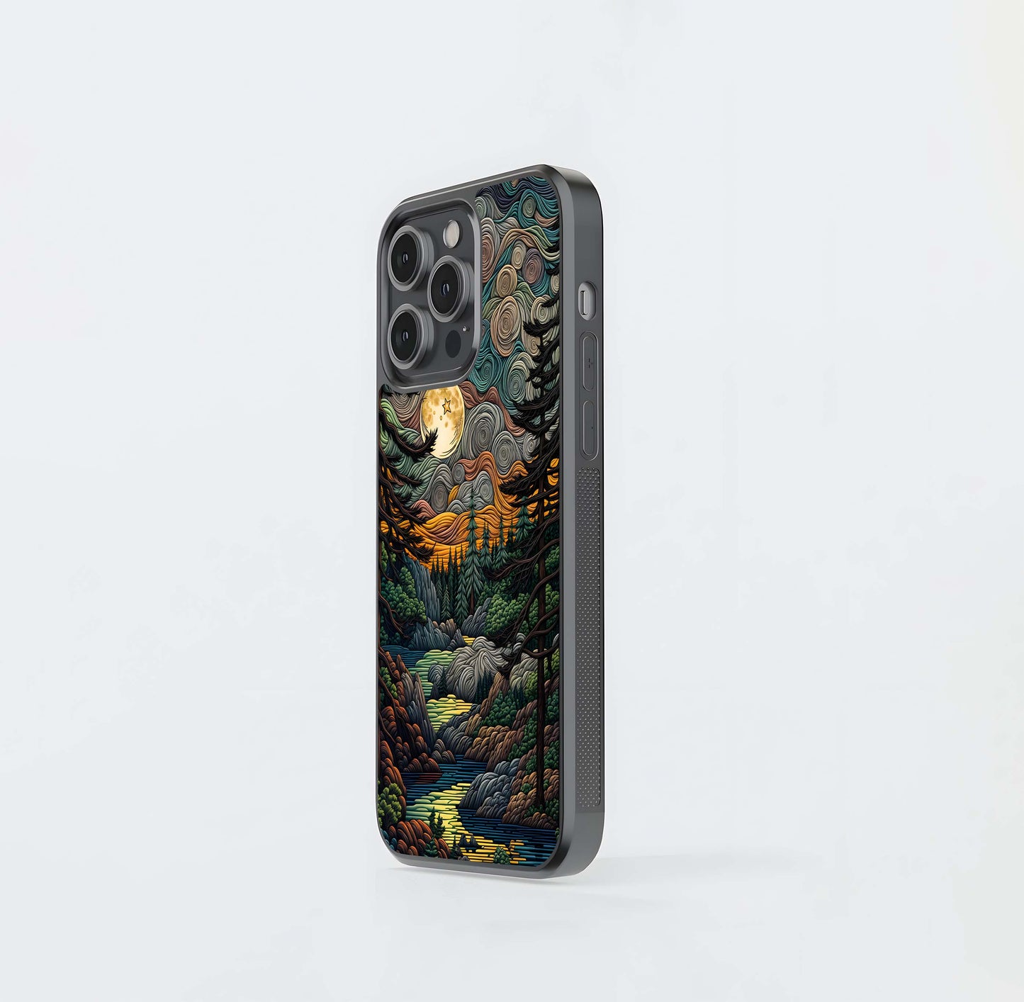 Grunge Texture & Splatter Glass Case