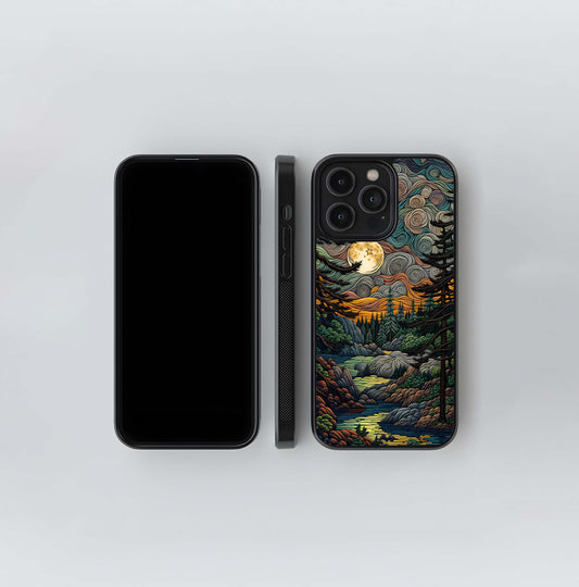 Grunge Texture & Splatter Glass Case