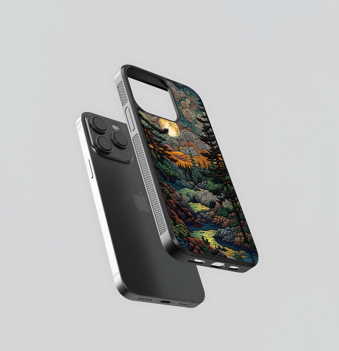 Grunge Texture & Splatter Glass Case
