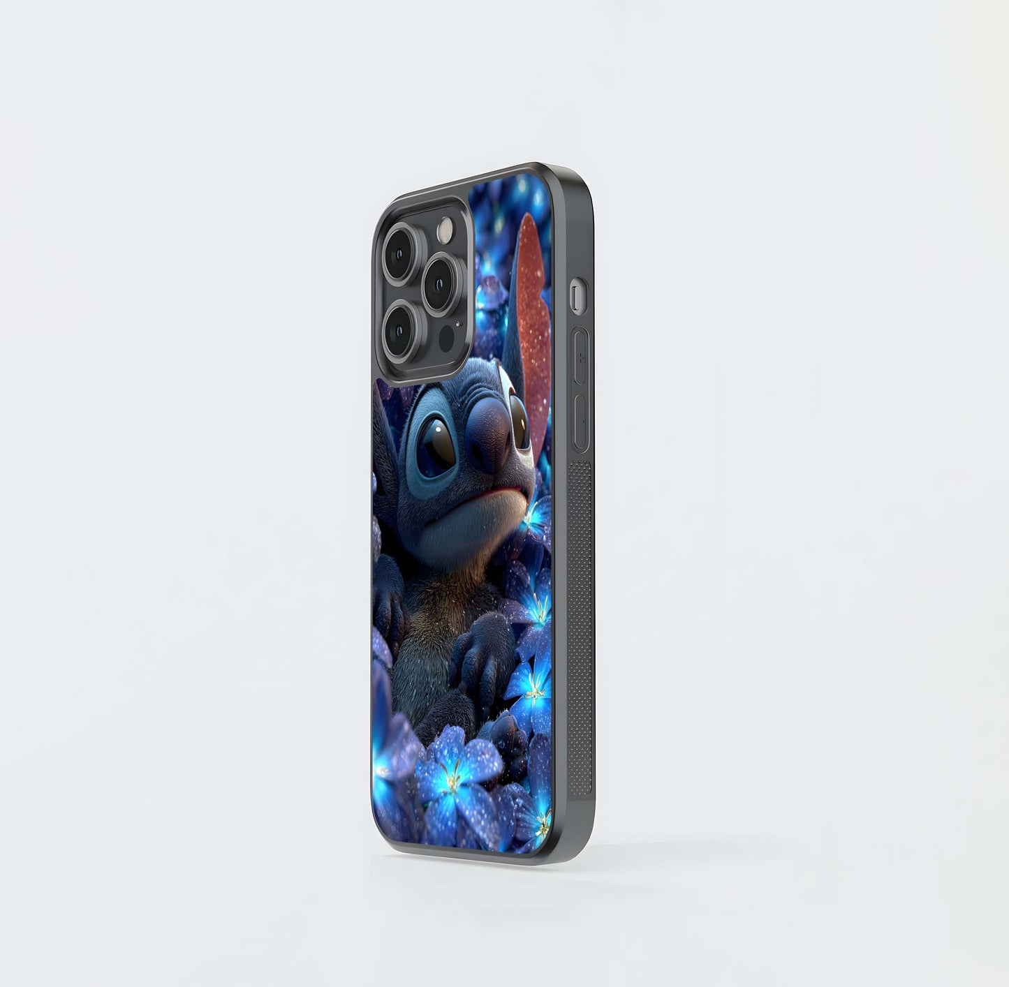 Stitch in Blue Starlight Glass Case