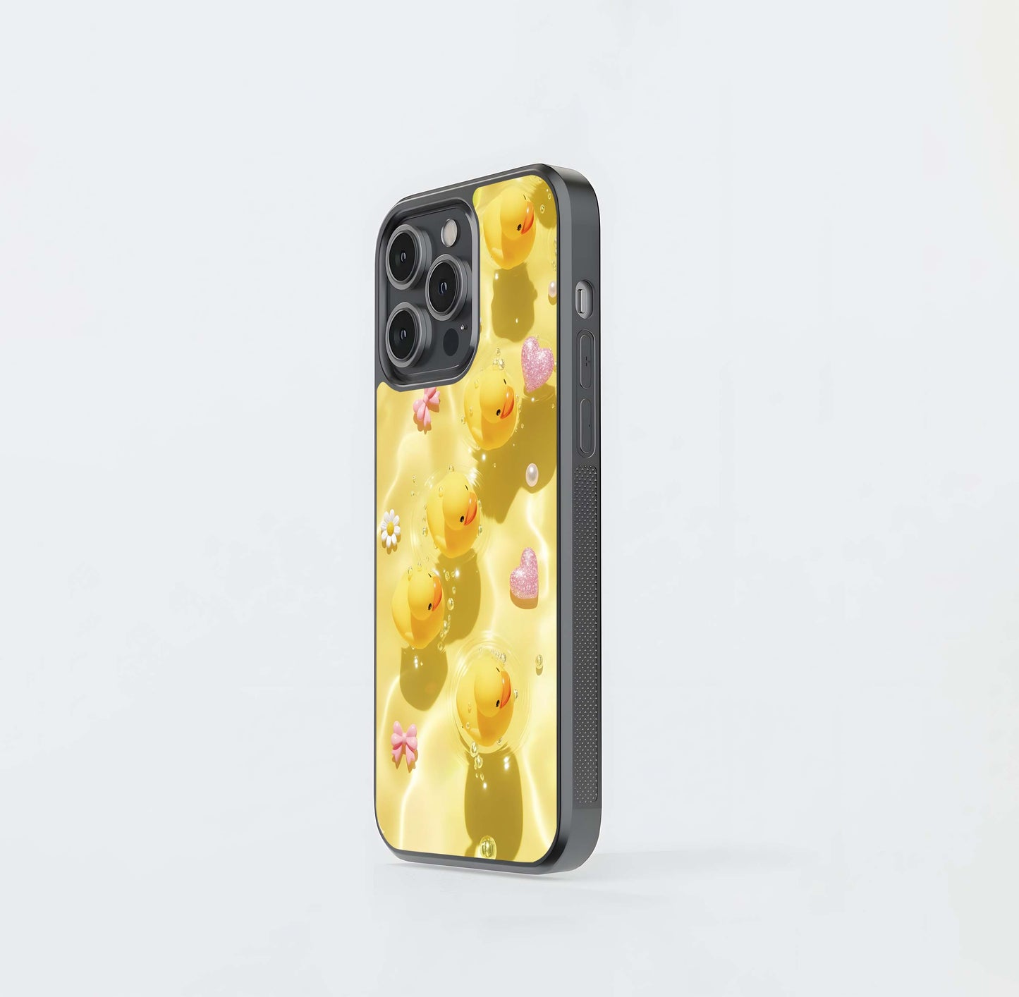 Sunny Rubber Ducky Pool Glass Case