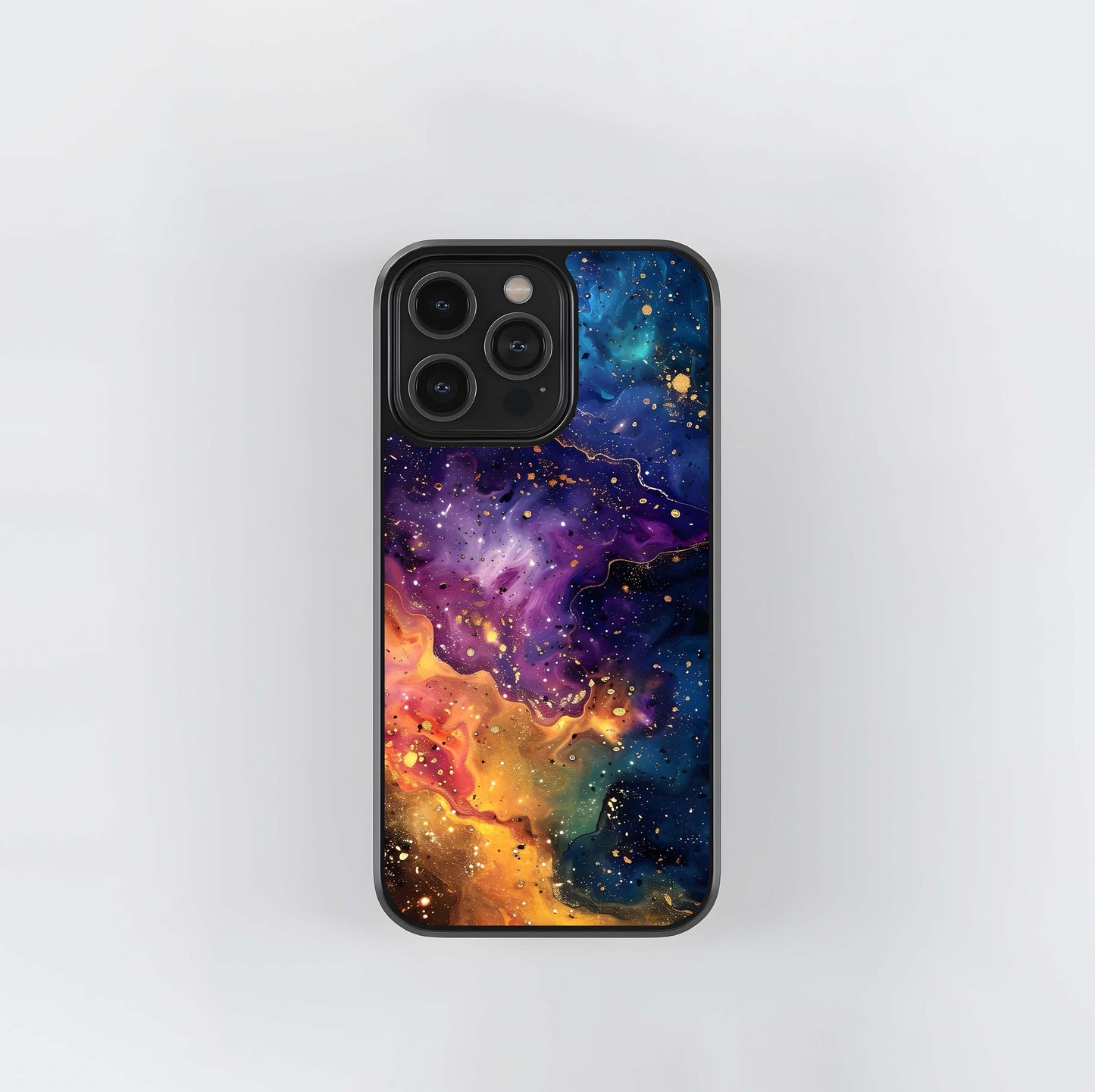 Nebula Galaxy Glow Glass Case