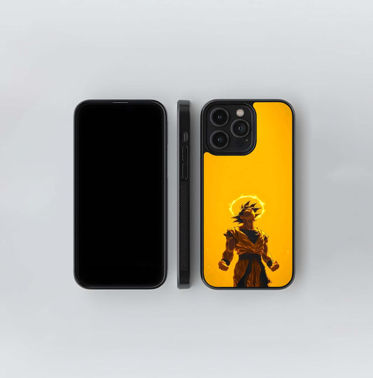 Golden Aura Warrior Glass Case