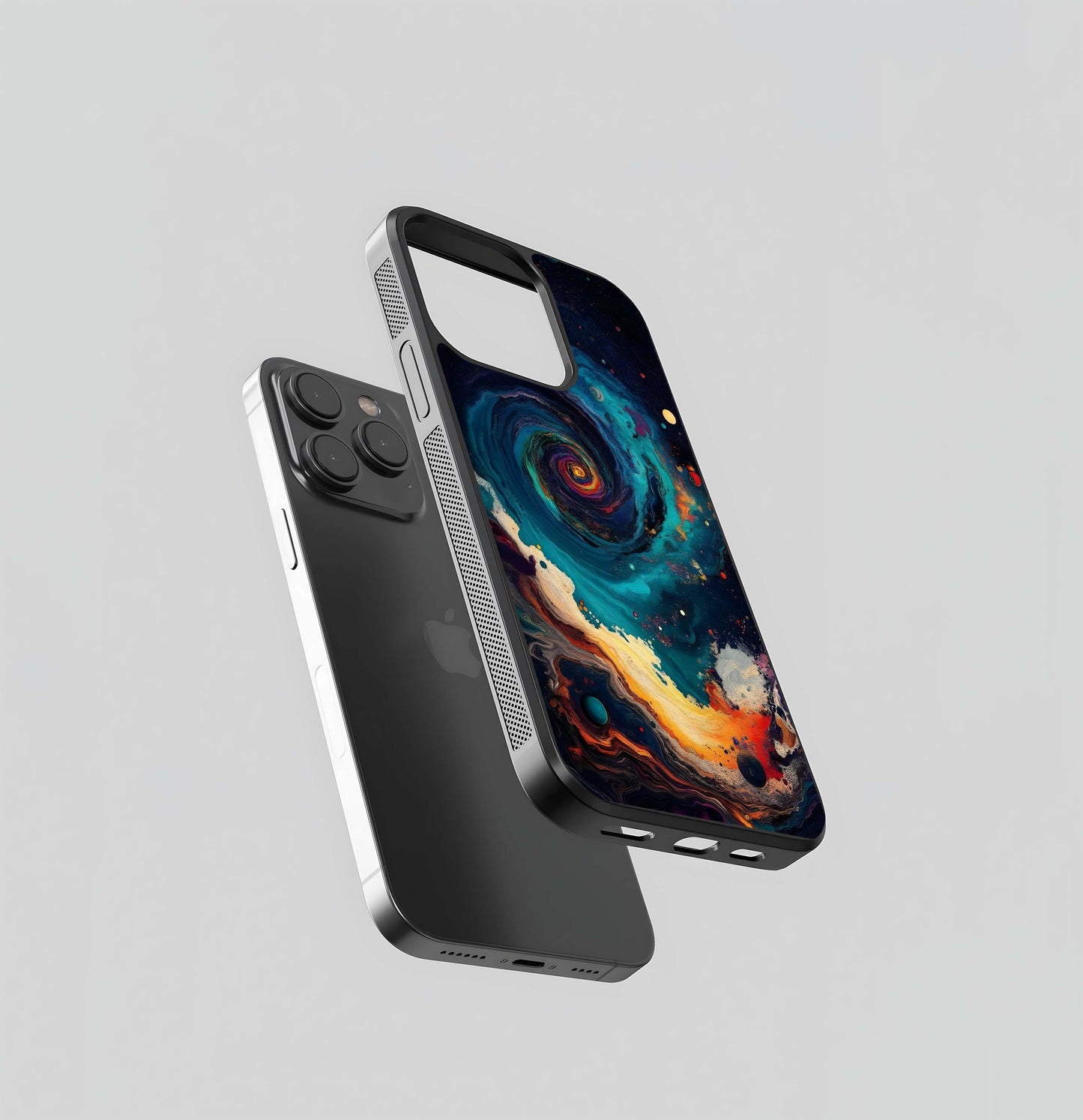 Galactic Vortex Fire Glass Case