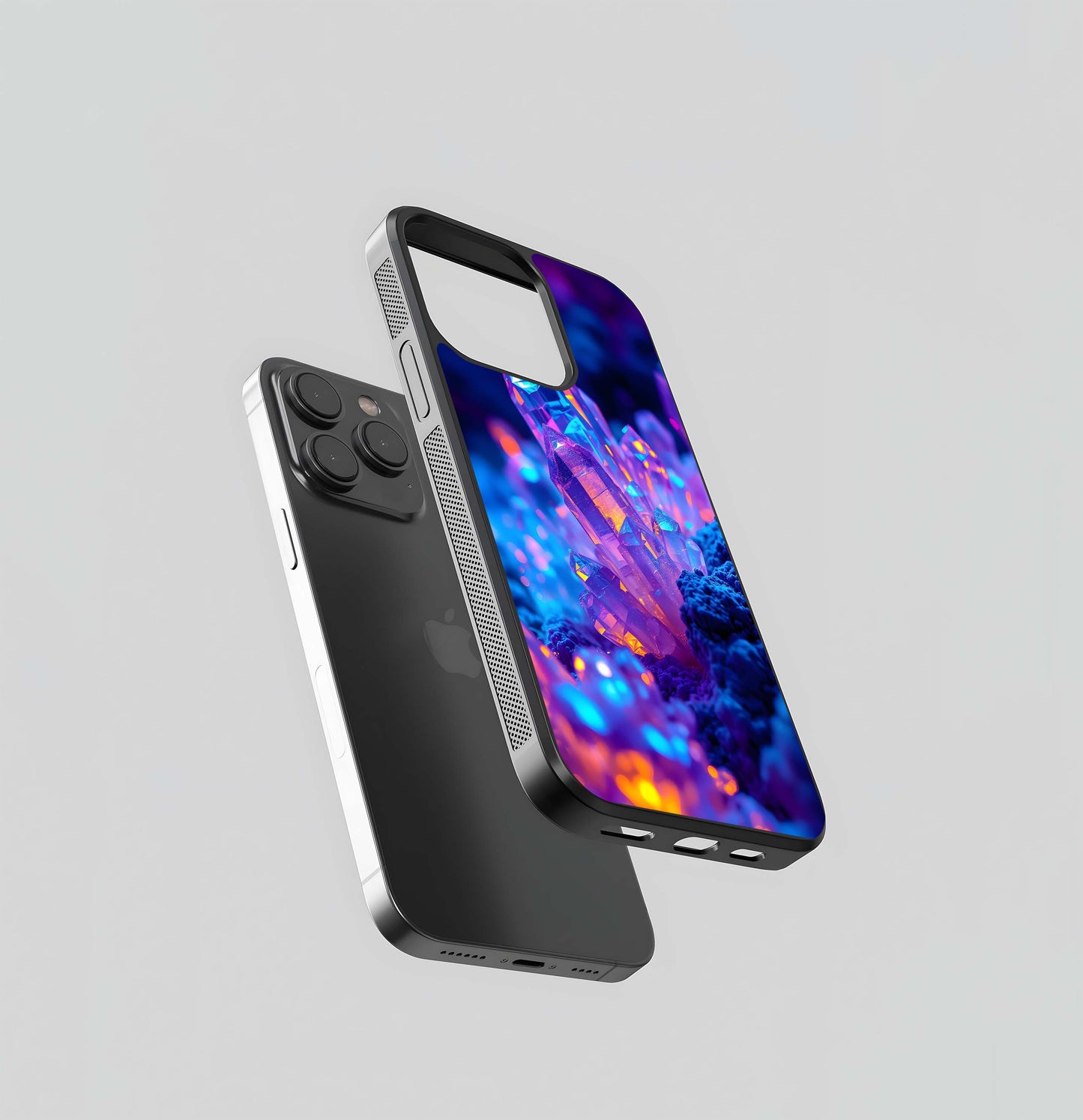 Neon Aura Shards Glass Case