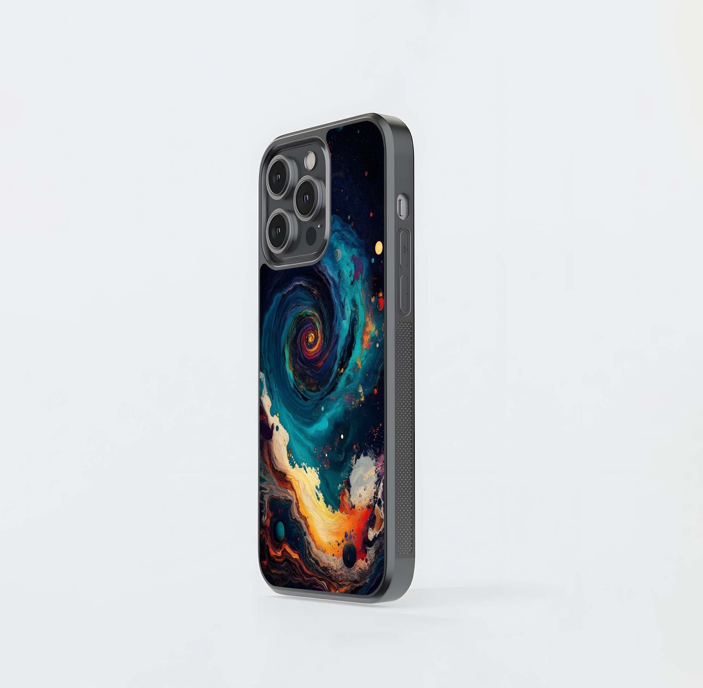 Galactic Vortex Fire Glass Case