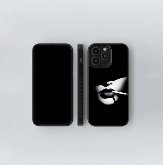 Noir Silhouette Smoke Glass Case