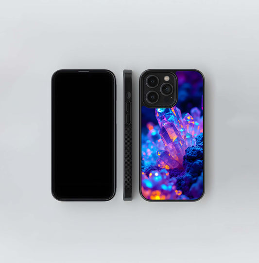 Neon Aura Shards Glass Case