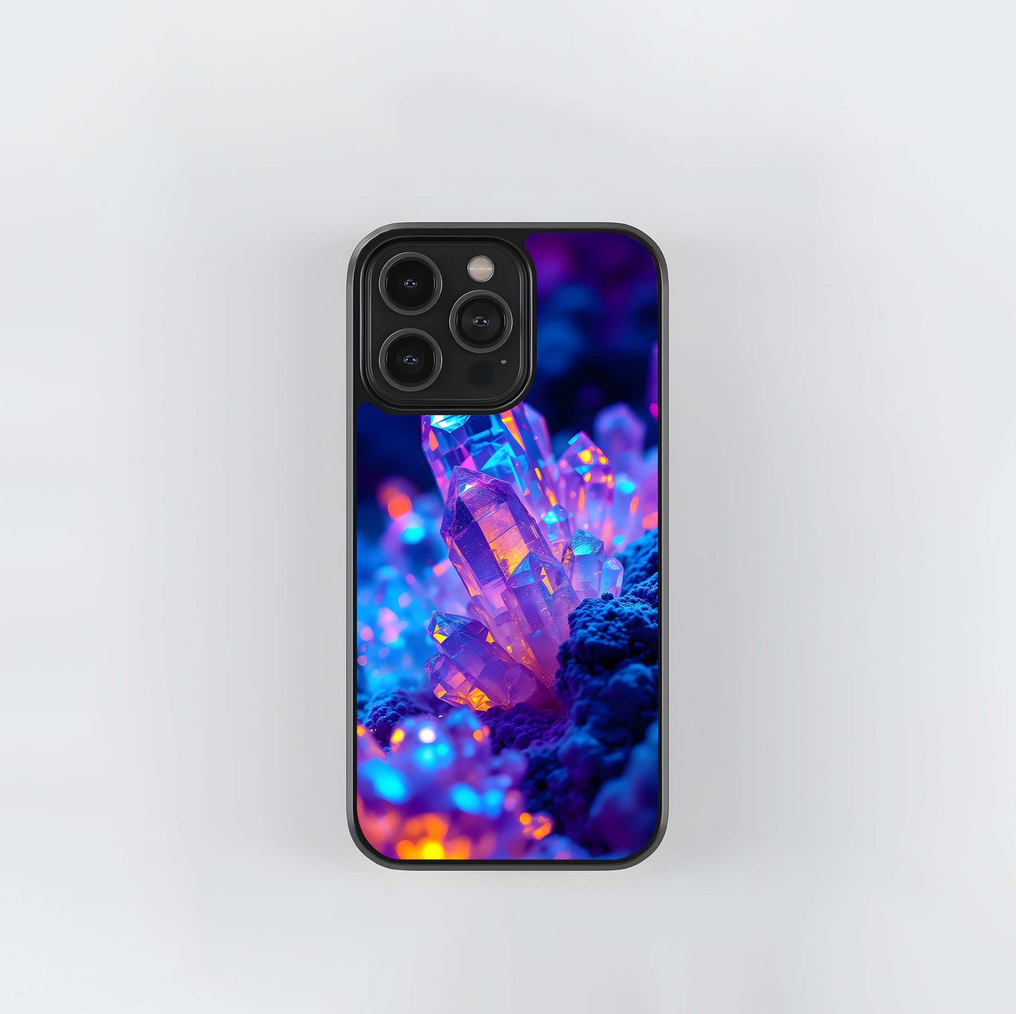 Neon Aura Shards Glass Case