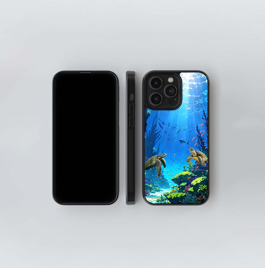 Ocean Turtle Harmony Glass Case