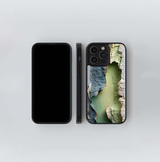 Torn Earth Abstract Glass Case