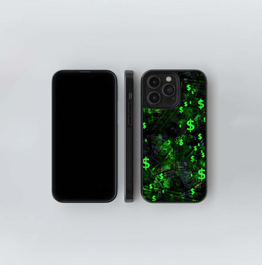 Toxic Green Cash Glass Case