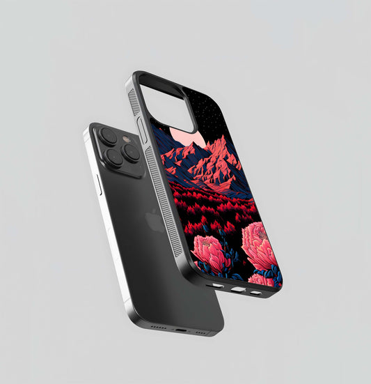 Blush Moon Bloom Glass Cases