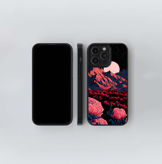 Vaporwave Bloom Glass Case