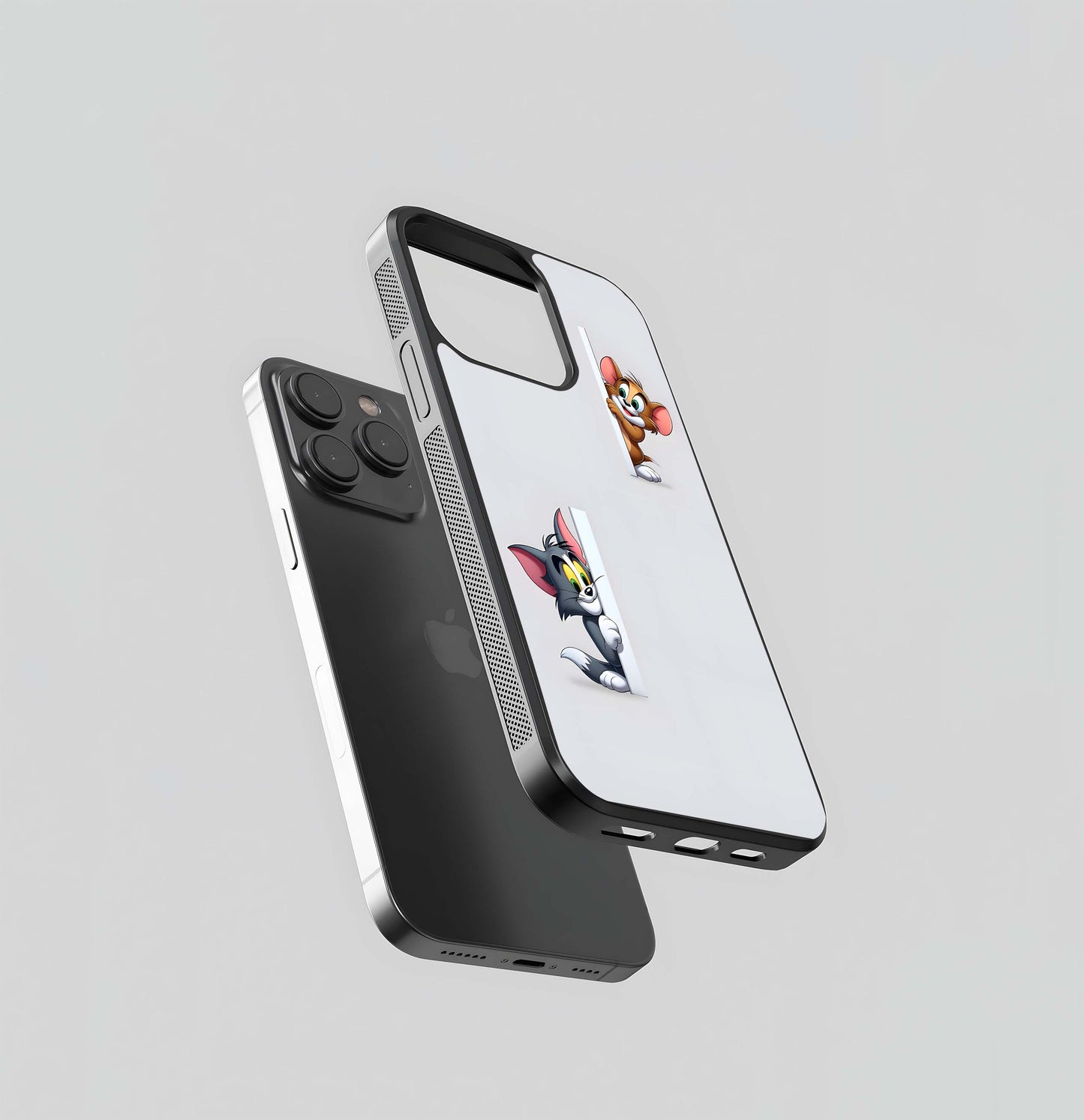 Peeking Tom and Jerry Glass Case