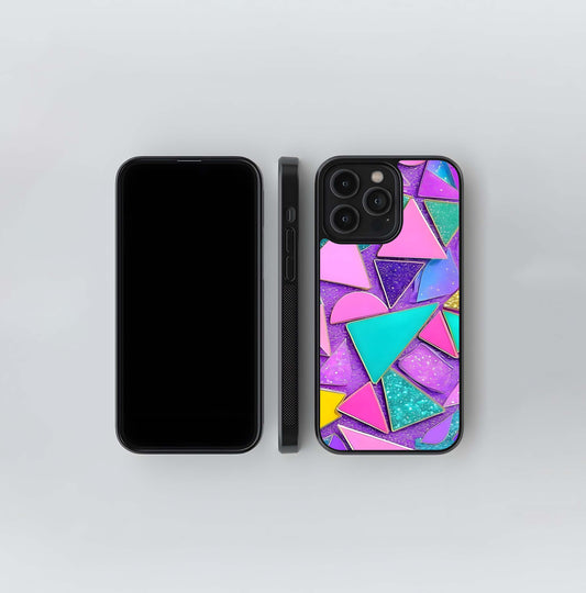 Vaporwave Mosaic Glass Case