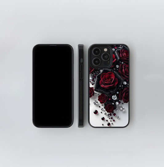 Velvet and Jewels Glass Case