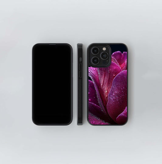 Velvet Petal Dew Glass Case