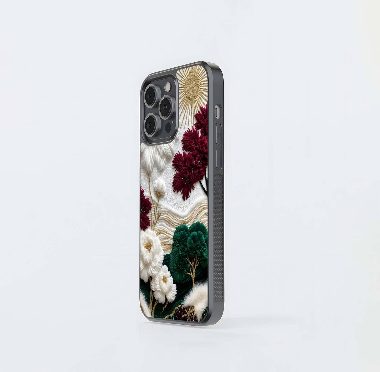 Radiant Bloom Elegance Glass Case