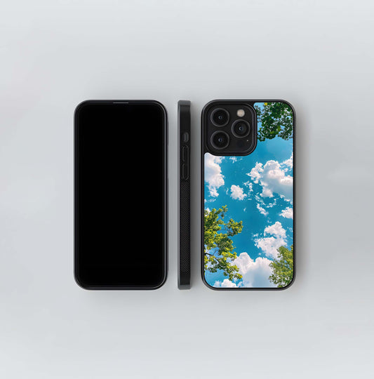 Greenery Sky Glass Case