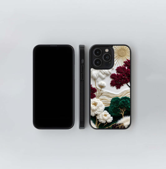 Radiant Bloom Elegance Glass Case