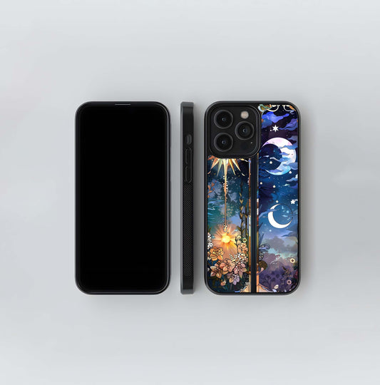 Sun Moon Harmony Glass Case