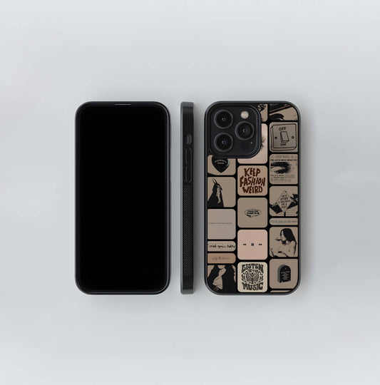 Vintage Melancholy Glass Case