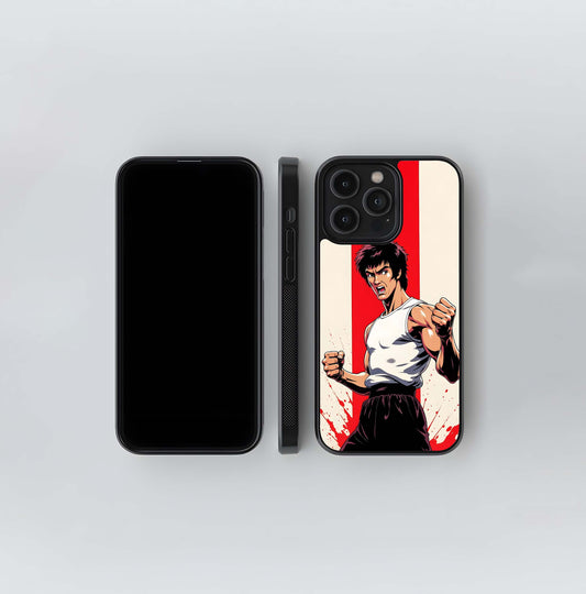 Fighting Spirit Manga Glass Case