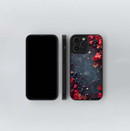 Winter Berry Star Scatter Glass Case