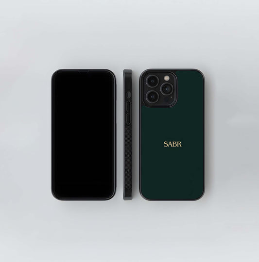 Sabr Minimal Patience Glass Case