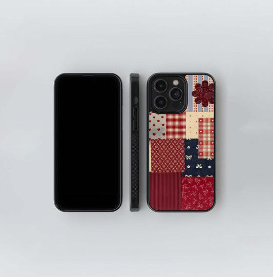 Vintage Quilt Vibe Glass Case