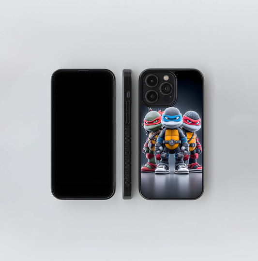 Rebel Turtle Trio Glass Case