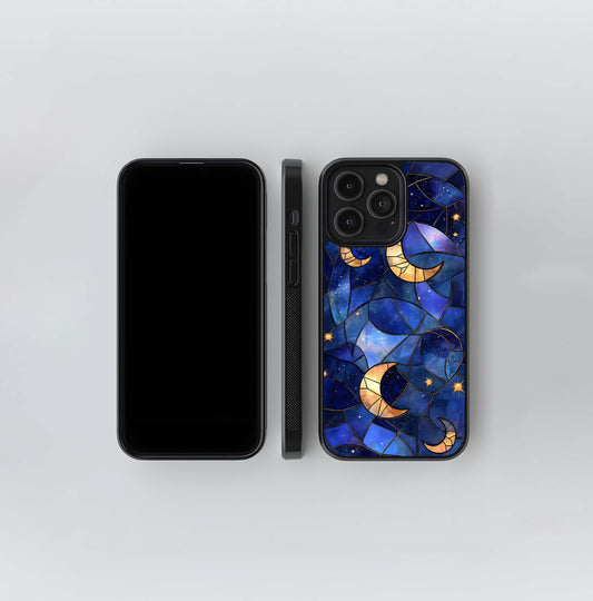 Symmetrical Art Deco Pattern Glass Case