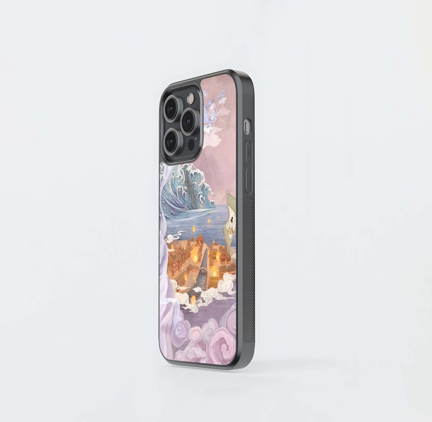 Abstract Burst Glass Case