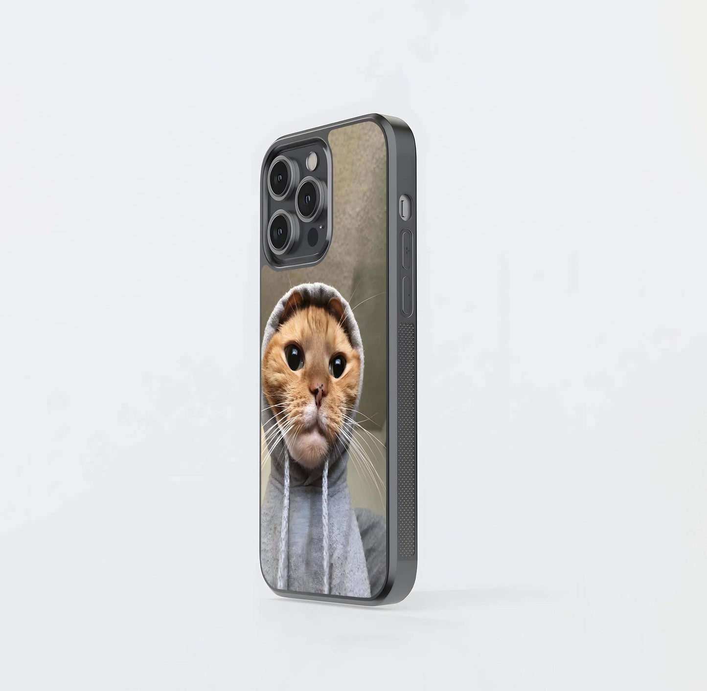 Attitude Cat Glass Case