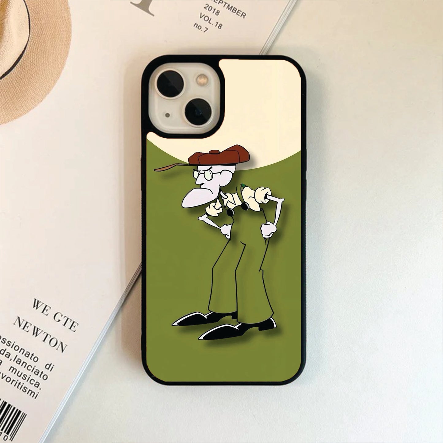 Courage The Cowardly Angry Ancle Glass Case / Cover