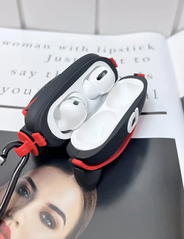 Cute RED DJ BULL SILICON Airpods Case Cover For AIRPODS PRO 2 Trendy and Protective AIRPODS PRO 2
