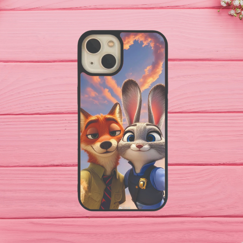 Cute Bunny Fox Glass Case / Cover