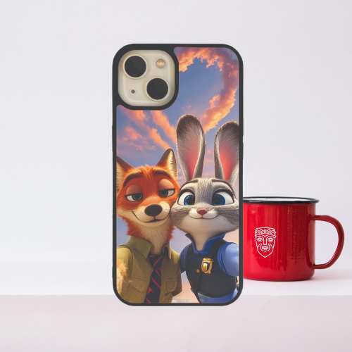 Cute Bunny Fox Glass Case / Cover