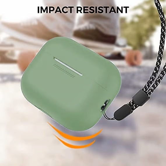 Green AirPods Protective Case SILICON Airpods Case Cover For AIRPODS PRO 2 Durable silicone cover for AirPods pro 2