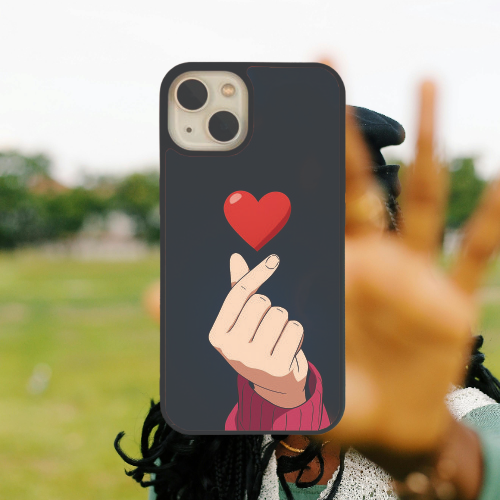 Hand On Heart Glass Case / Cover