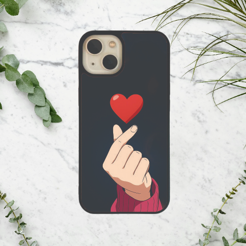 Hand On Heart Glass Case / Cover