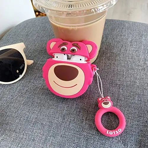 pink lotos Cartoon Character airpods Case AIRPODS PRO 2 Protective and stylish accessory for your AIRPODS PRO 2