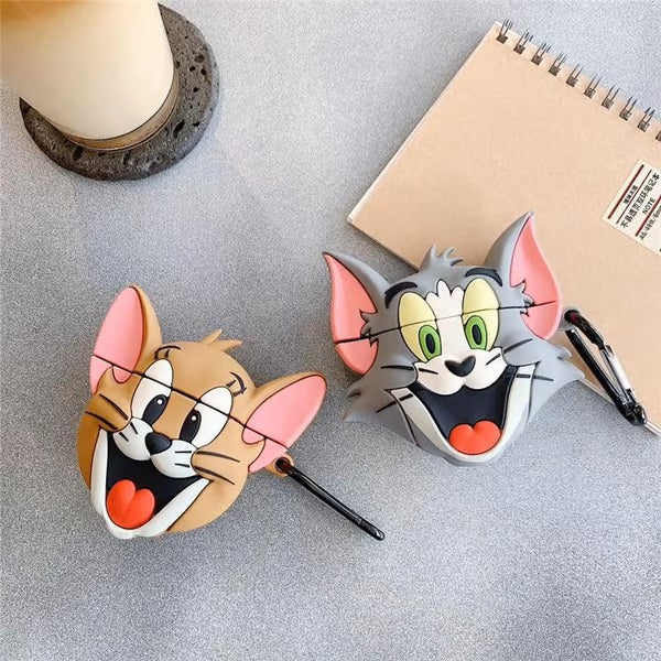 Tom and Jerry SILICON Airpods Case Cover For AIRPODS PRO Cute and Fun Cartoon Character AIRPODS PRO