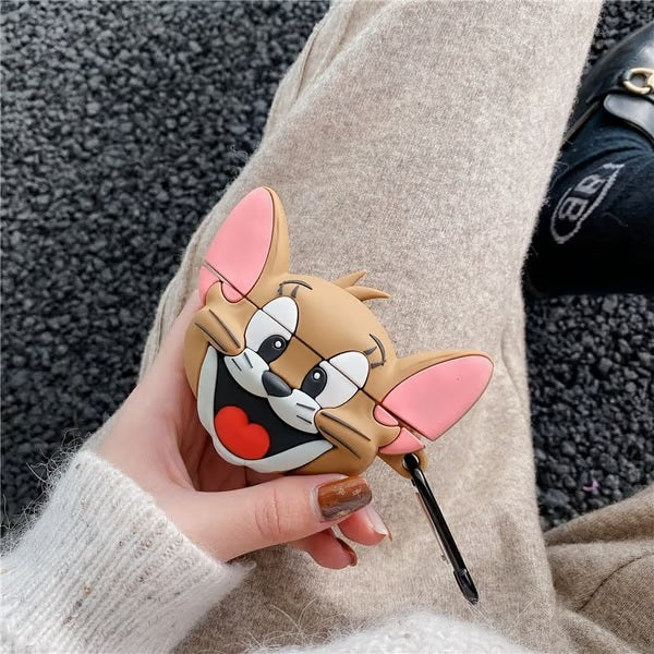 Tom and Jerry SILICON Airpods Case Cover For AIRPODS PRO Cute and Fun Cartoon Character AIRPODS PRO